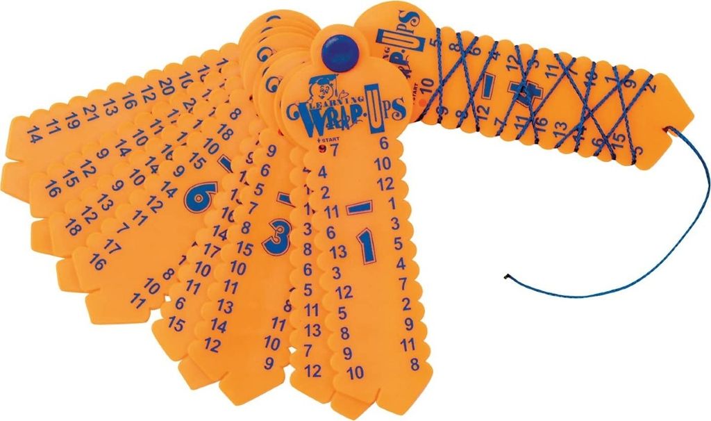 EDUPLAY 120479 Rechenfächer, Kunststoff, Minus - (Farbe zufällig, 1 Stück)