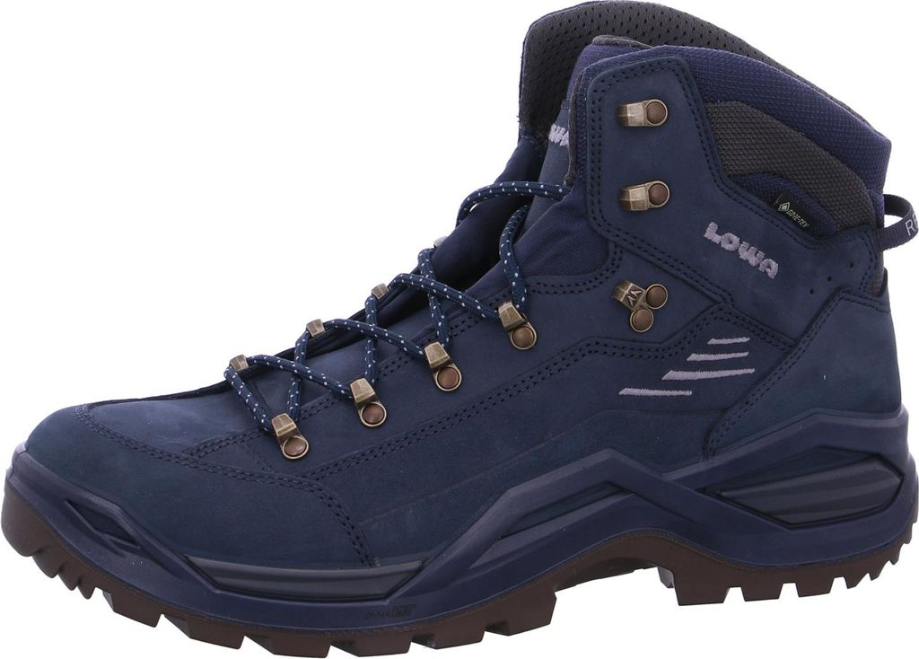 LOWA RENEGADE EVO GTX MID, Männlich, Erwachsener, Grau, Navy, Outdoor-Stiefel, Walken, Wandern, Trecken, Deutsch