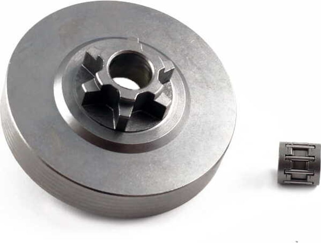 Kupplungstrommel (Korb) mit festem Ritzel + T38 Sägelager