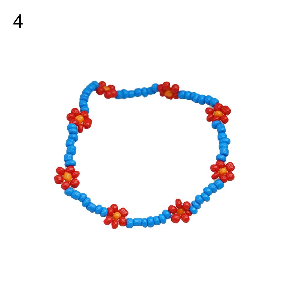 Exquisites Armband, modisches Damen-Accessoire, Blumenperlen-Dekor-Armband für Mädchen-4