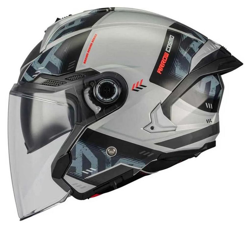 Mt Helmets Cosmo Sv Arrow Jethelm Taglia L Taglia L Immagine del prodotto 