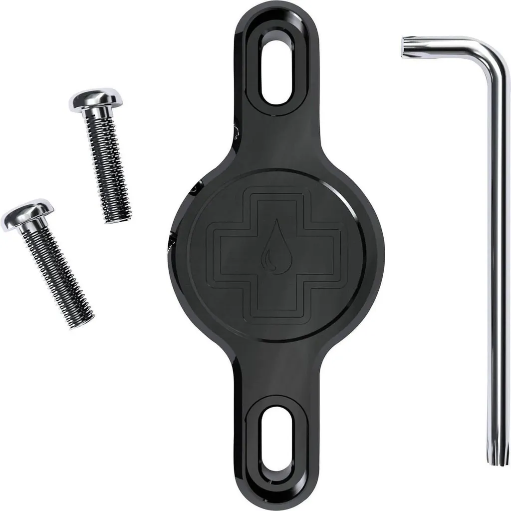Muc-Off Secure Tag Holder V2 Noir - Support AirTag en Aluminium Blindé