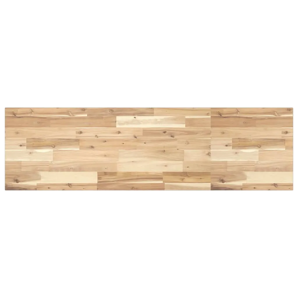 Mensola da Parete 140cm Acacia Massiccia - Design Grezzo Industriale