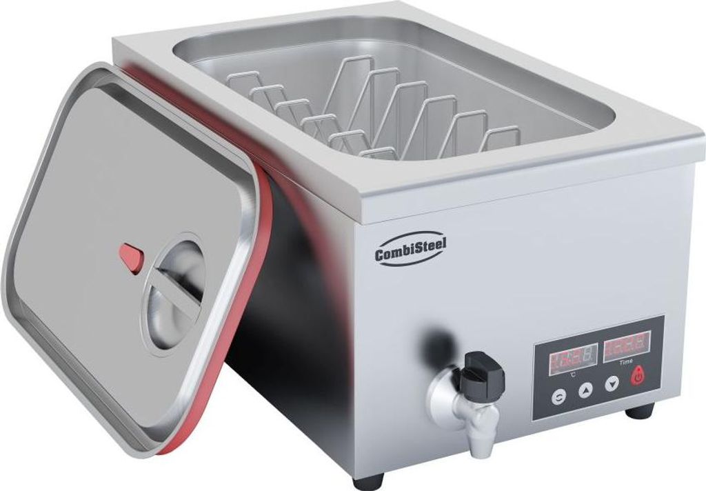 Combisteel Sous-Vide 1/1 Gn - mit Ablasshahn, Edelstahl, Tischgerät, 24 Liter