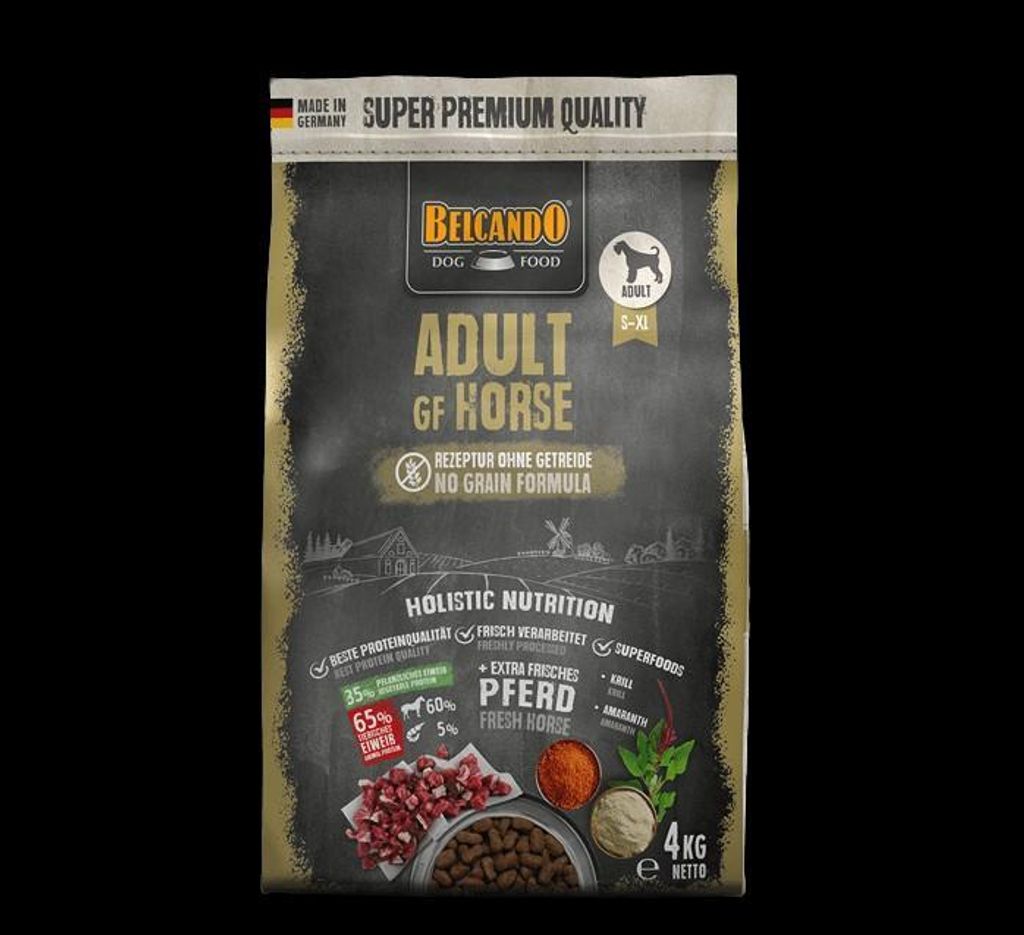 Belcando Adult GF Horse 4 kg Hunde-Trockenfutter