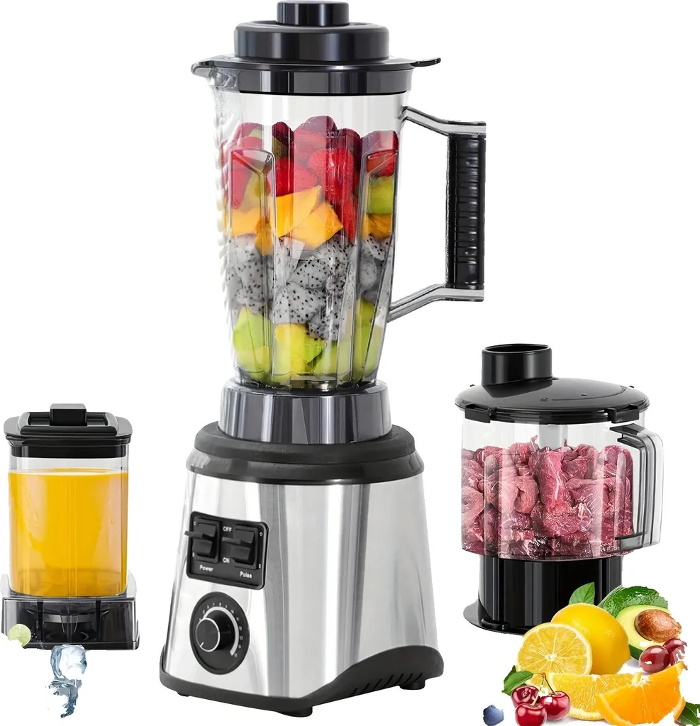Offerta Frullatore 3 in 1 Professionale 1.5L + Tritatutto + Spremiagrumi