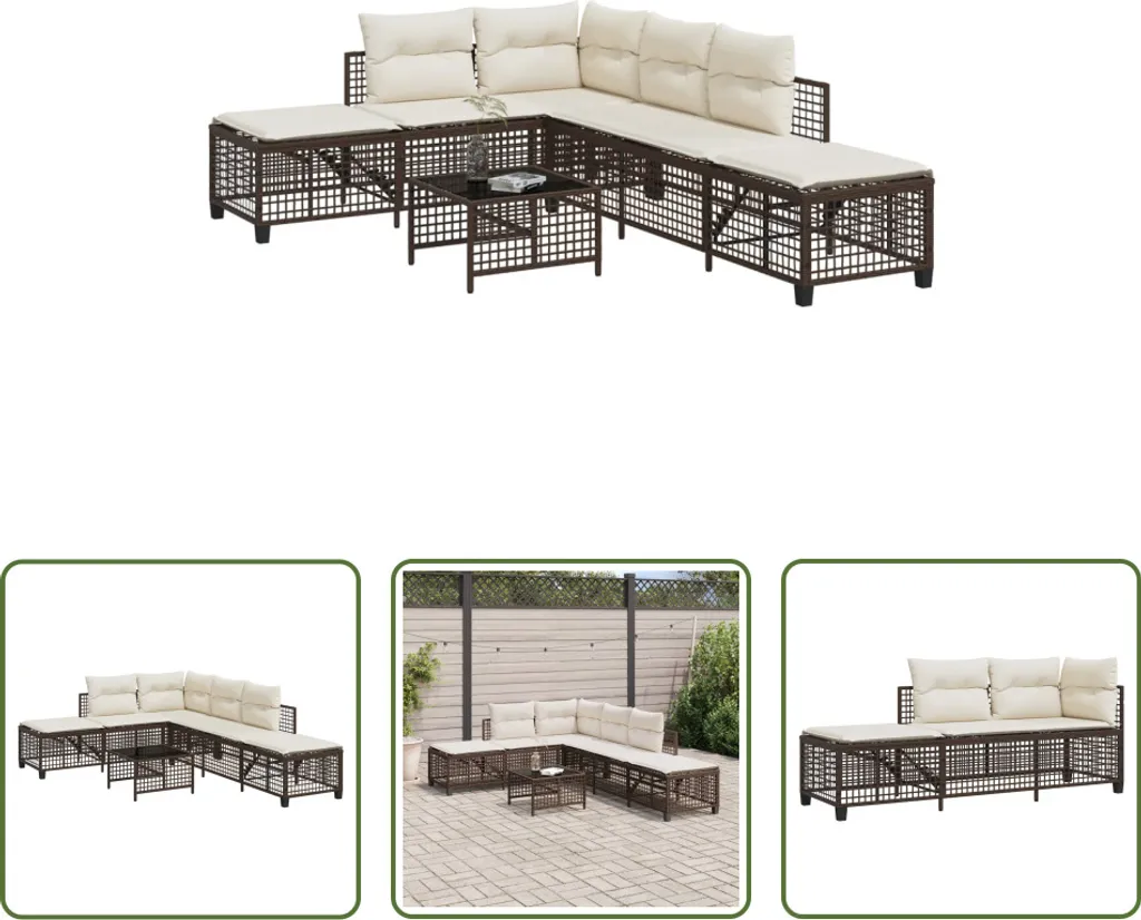 Mobilier de jardin pour petit espace ensemble 3 canapés d'angle polyrotin