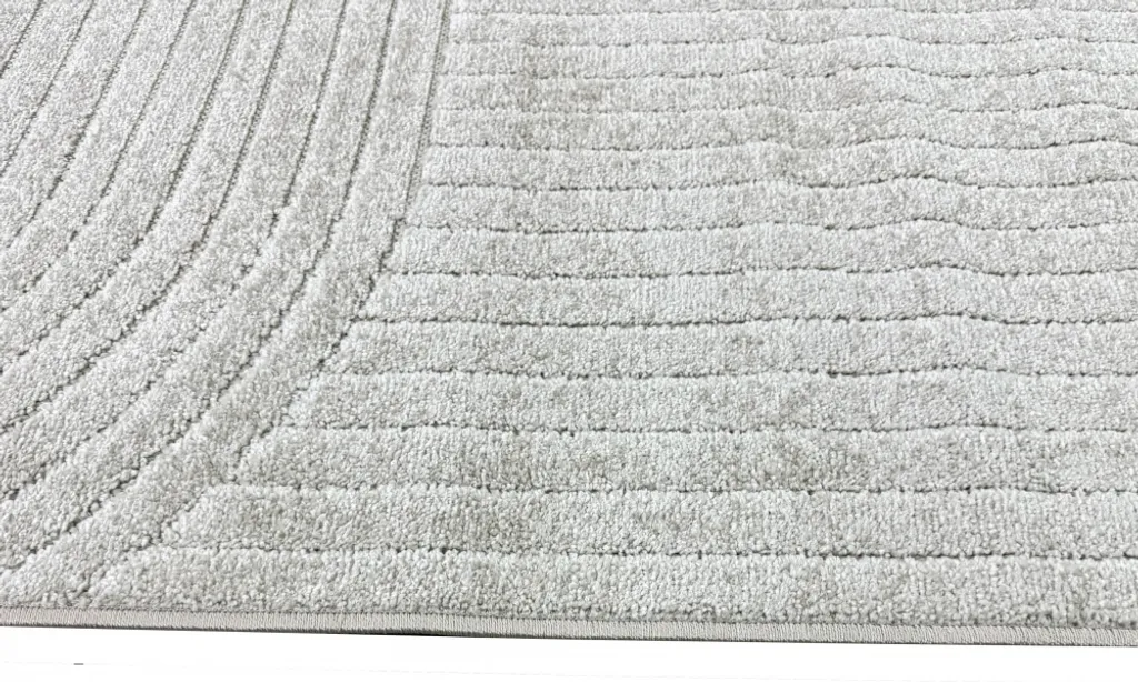 Tapis extérieur résistant aux intempéries Boho Beige 80x150 cm - Séries O