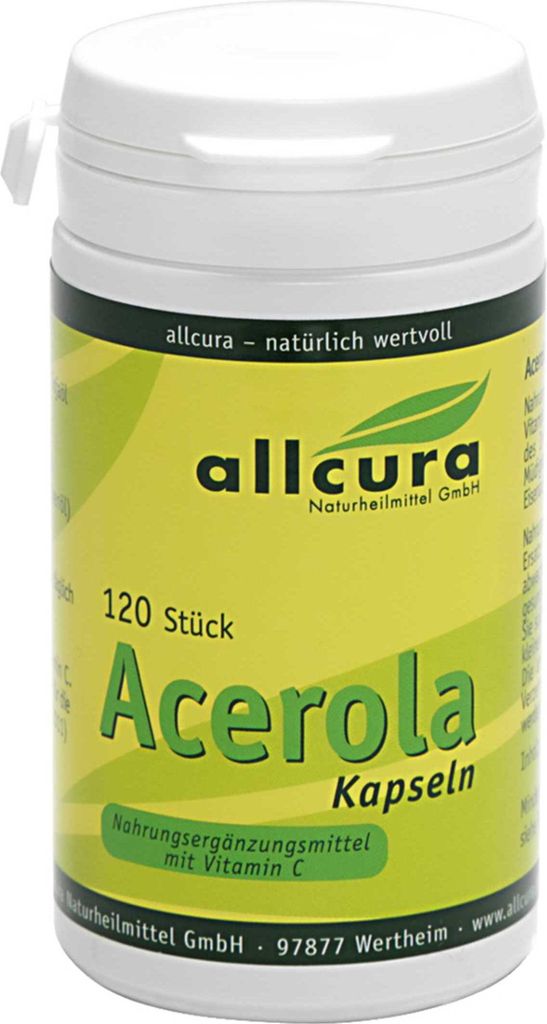 allcura Acerola Kapseln, 120 St. Kapseln