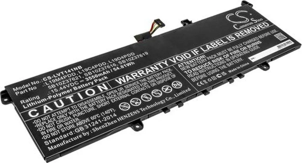 Batterie Lenovo ThinkBook 13s G2 ITL 20V9000LAU - Originale 56Wh 15.44V