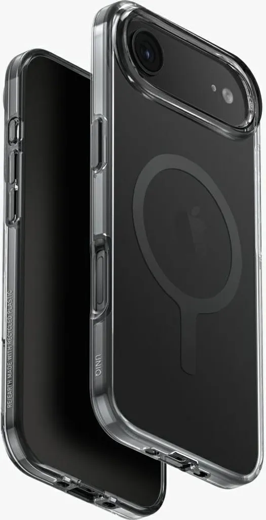 Custodia UNIQ Clario iPhone Air: Eleganza Nera e Ricarica Magclick