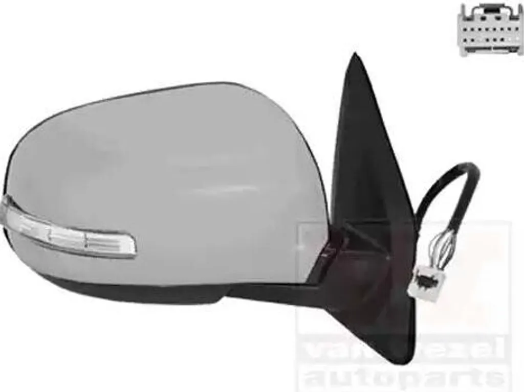 Rétroviseur extérieur chauffant électrique pour Citroën C4 Aircross