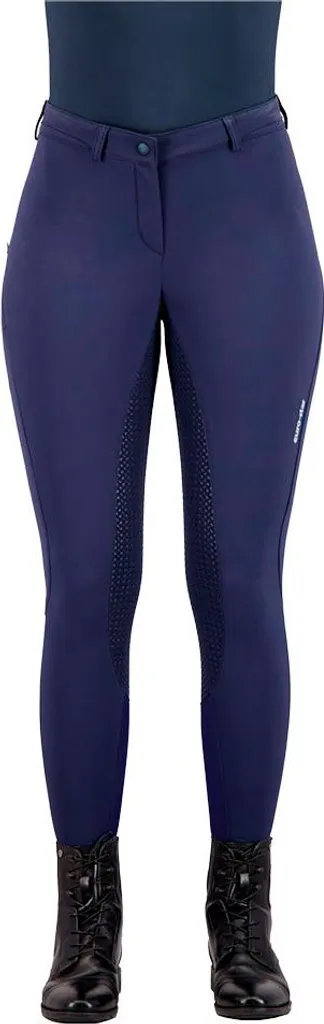 Pantalon d'équitation chaud femme doublé Euro-Star Snow Queen Marine - 2