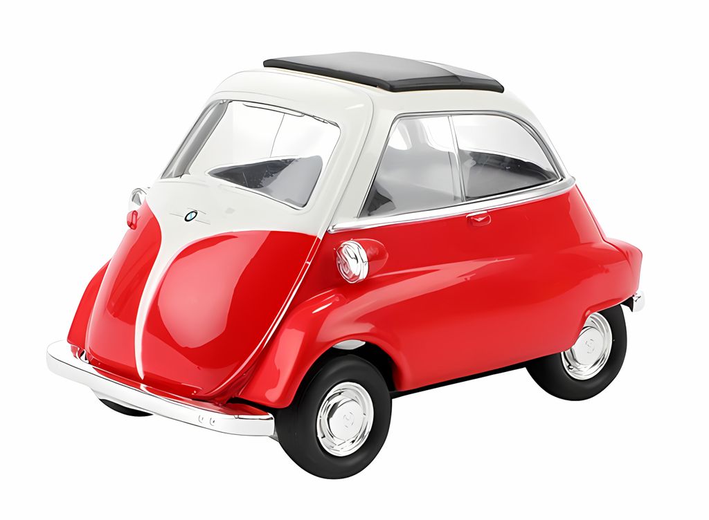BMW Isetta 1955 Modellauto 9cm Metall Modell Auto Produktbild 
