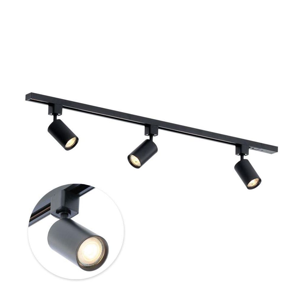 Qub Focus III - LED Schienensystem - Schwarz - 1-Phasen - Produktbild 