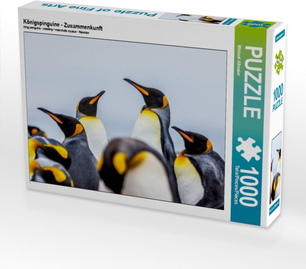 Calvendo Königspinguine - Zusammenkunft 1000 Teile Puzzle quer 640x480mm, Altmaier Michael; 7382165