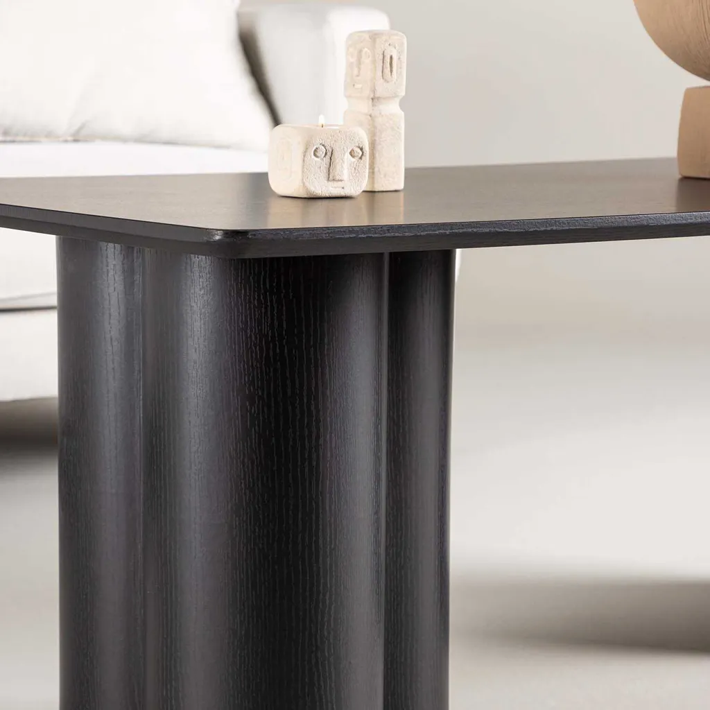 Table basse Olivia Noir Venture Home pour Salon Moderne et Convivial - 16