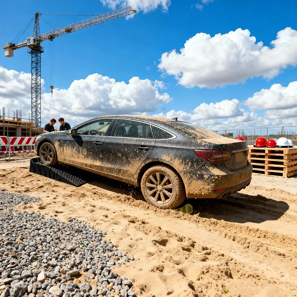 Rampe d'Accès Robuste avec Surface Antidérapante pour Hayon et Voiture