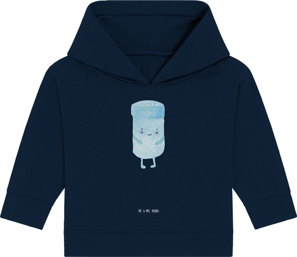 Mr. & Mrs. Panda Organic Baby Hoodie Beste Freunde Salz 12. - 18. Monat - French Navy - Geschenk, Kapuzensweatshirt, Lustige Sprüche, Fehlende Key...