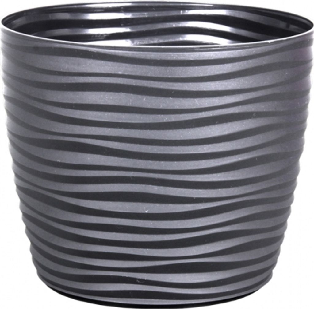 Obal na květináč SAHARA PETIT plastový matný d27x22cm Obrázek produktu 