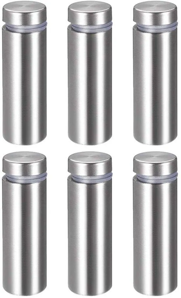 Entretoises murales en acrylique transparent 16x52 mm pack de 6 pièces