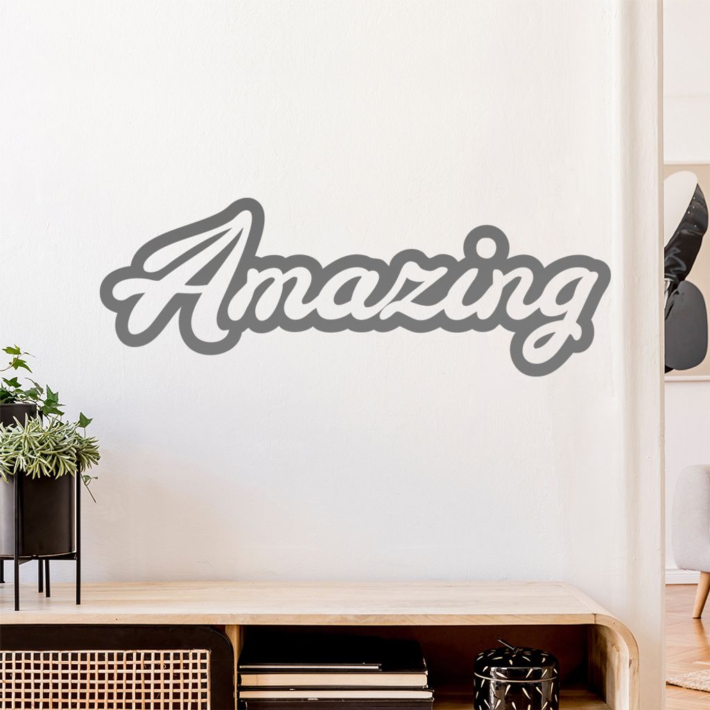 Amazing unglaublich Wandtattoo Wandaufkleber Wall Sticker - Dekoration, Küche, Wohnzimmer, Schlafzimmer, Badezimmer