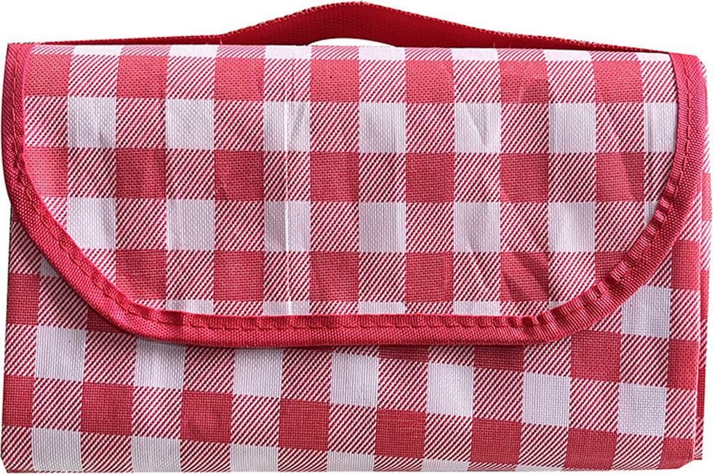 Tragbare Picknickdecke, wasserdicht, feuchtigkeitsbeständig, verdickt, klassisch, kariert, rechteckig, faltbar, Mehrzweck-Campingmatte, Outdoor-Zu...