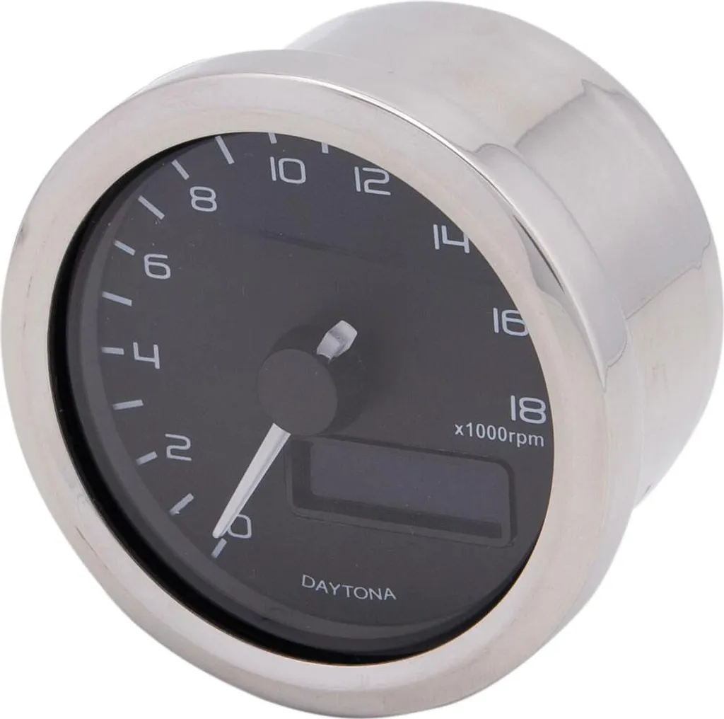 Indicateur de régime moteur DAYTONA Velona 60mm - Cadran Numérique Sp