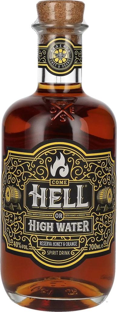 Come Hell or High Water RESERVA Honey & Orange Spirit Drink 40% Vol. 0,7l