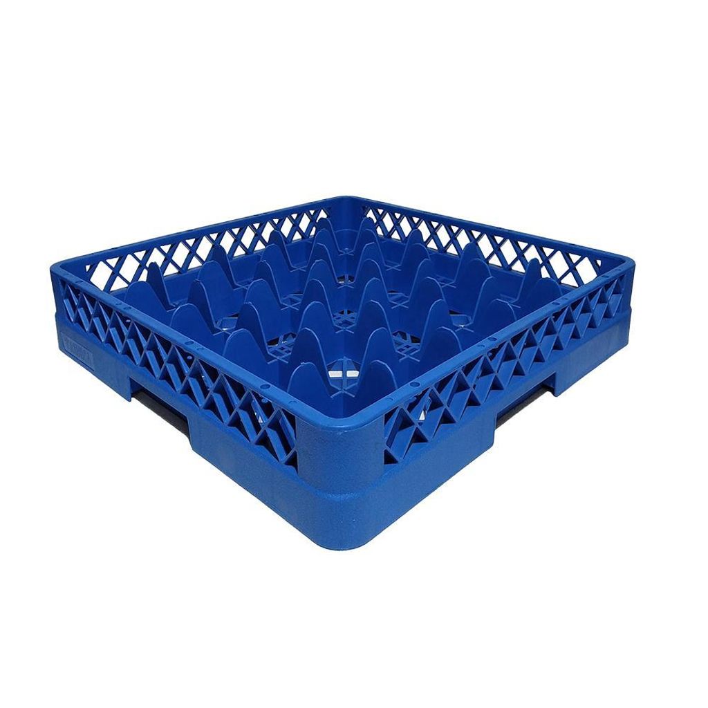 Spülmaschinen Spülkorb für Gläser/Tassen Dish Rack Blau 5x5 Fach für 500er Korbmaß Hitzeresistent bis 120°C