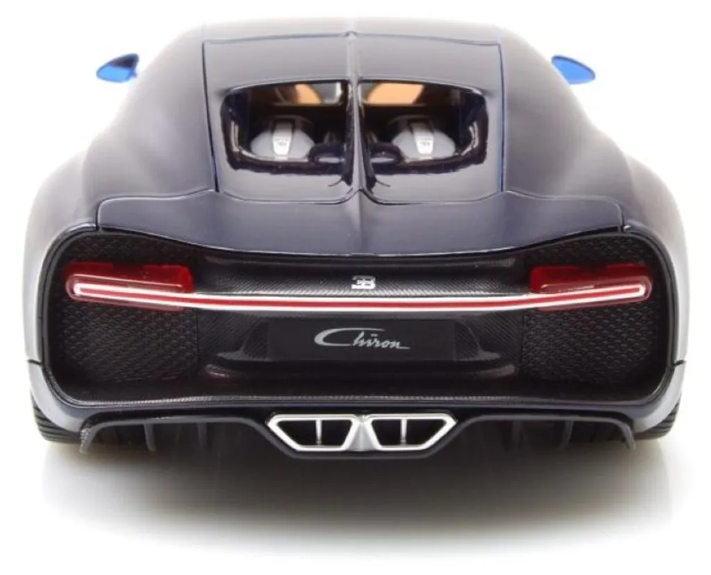 Bugatti Chiron Bburago 1:18 Plus Bleue - Finitions Détails et Portes Ouvrantes - 13