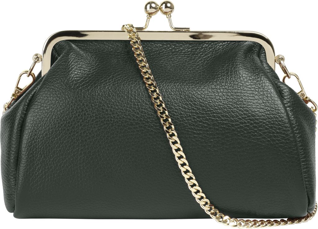 Cluty Abendtasche Damen 021328 dunkelgrün