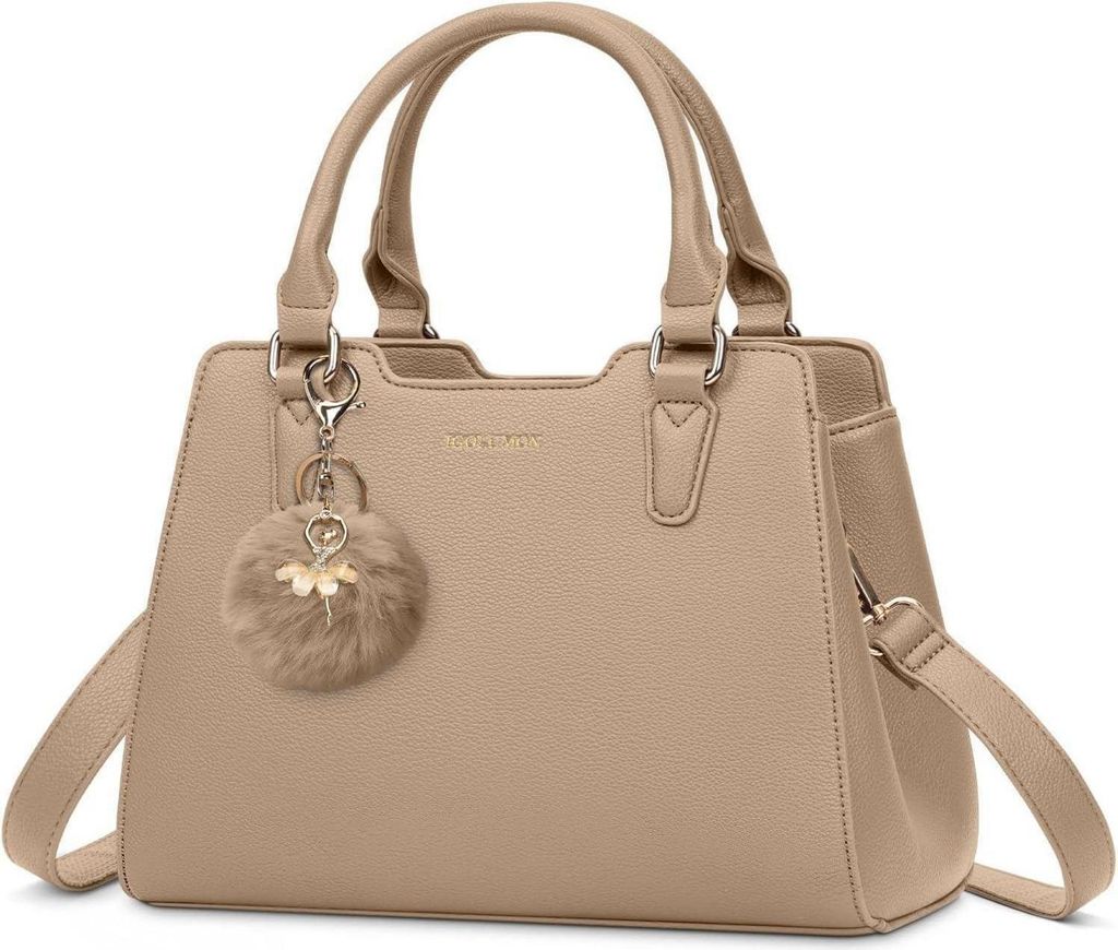 IGOLUMON Handtasche Damen Leder Mittelgroß Schultertasche Produktbild 