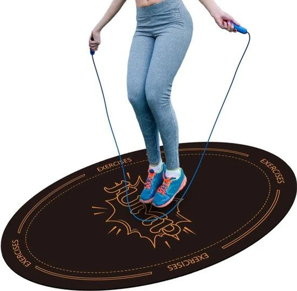 Tapis de fitness articulaires avec amortisseurs - 140x91cm, 6mm épais