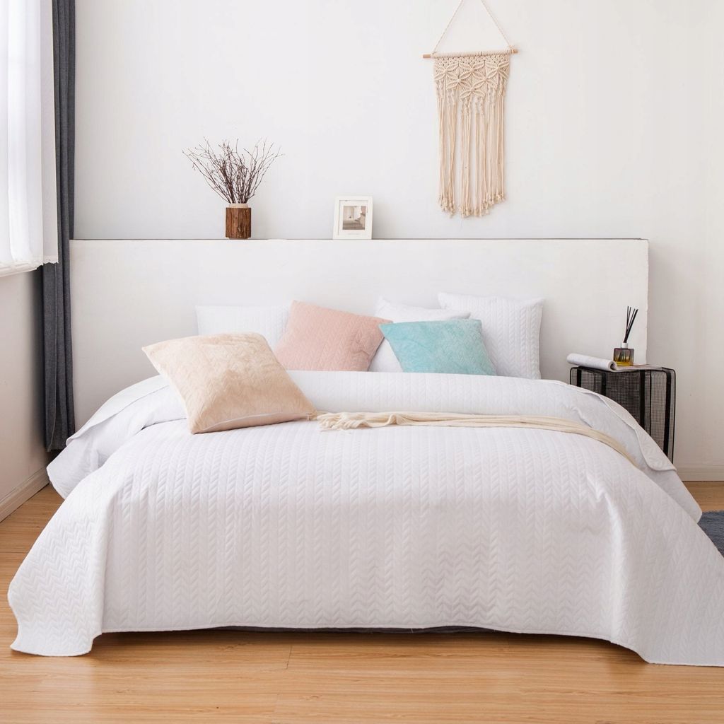 Tagesdecke 240X220 Moxie Weiss