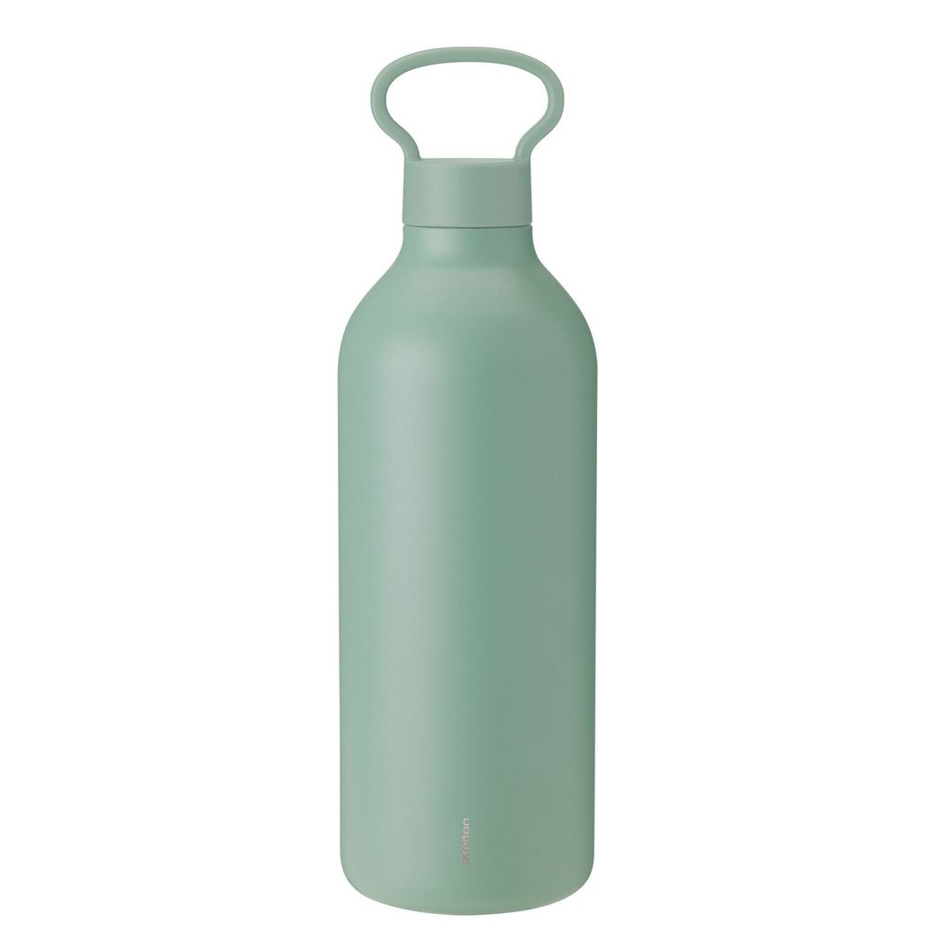 Stelton Isolierflasche Tabi, Trinkflasche, Stahl, Kunststoff, Dusty Green, 550 ml, 372-4