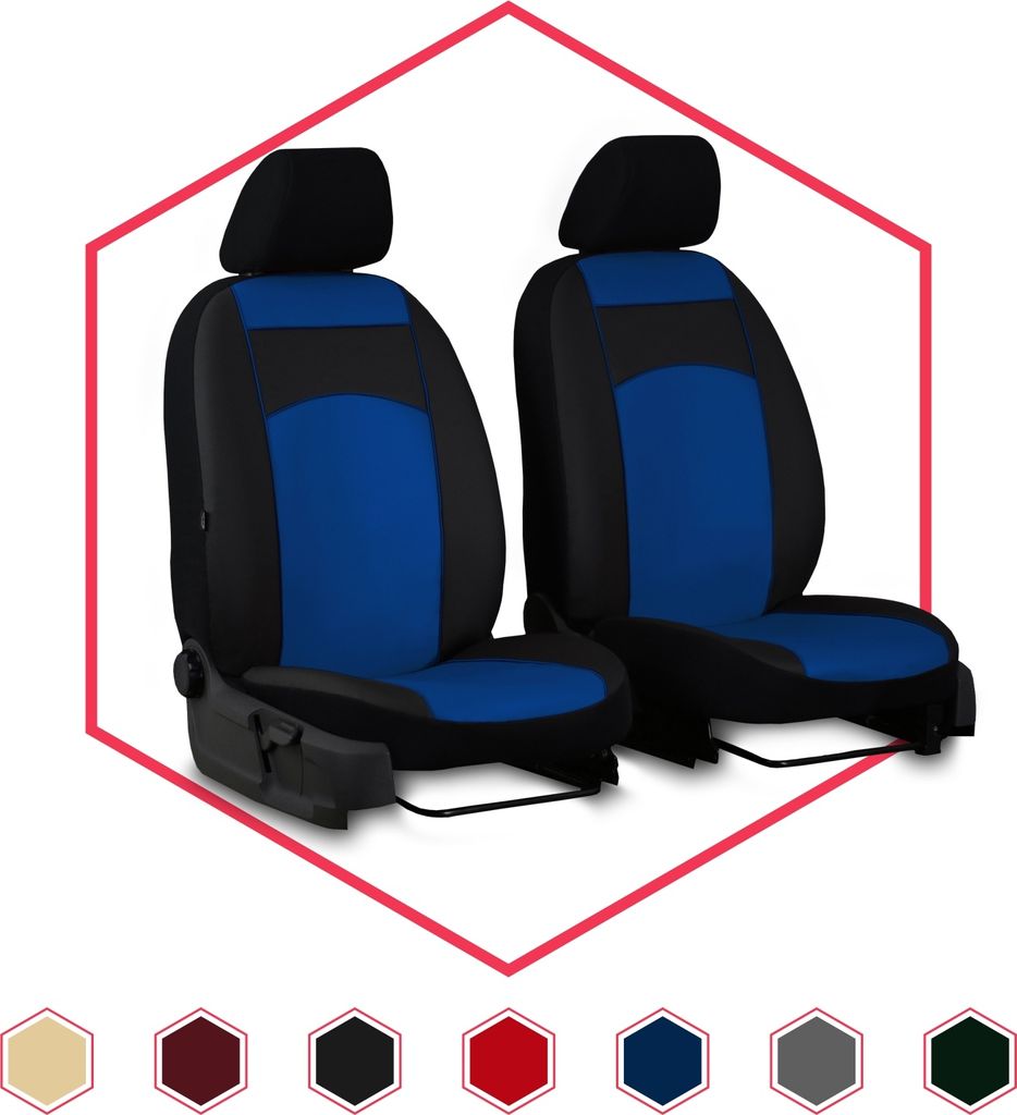 Sitzbezüge Auto Universal Schonbezug Autositzbezüge für Ford Transit V Blau BUS