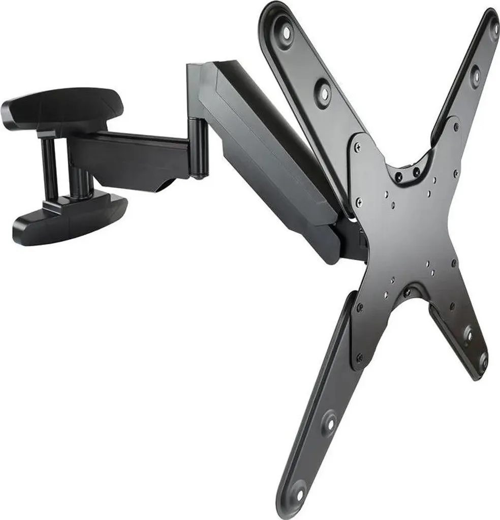 Support Mural TV Orientable 180° avec Niveau à Bulle pour Pose Facile