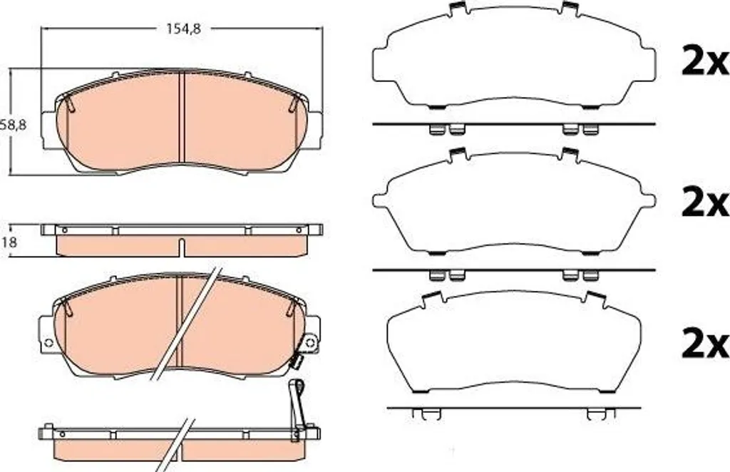 Plaquettes TRW GDB3581 : stop aux bruits de freinage sur Honda Civic