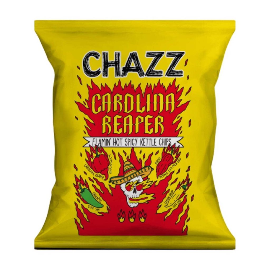 CHAZZ Kettle Chips Carolina Reaper Pepper 50g Produktbild 