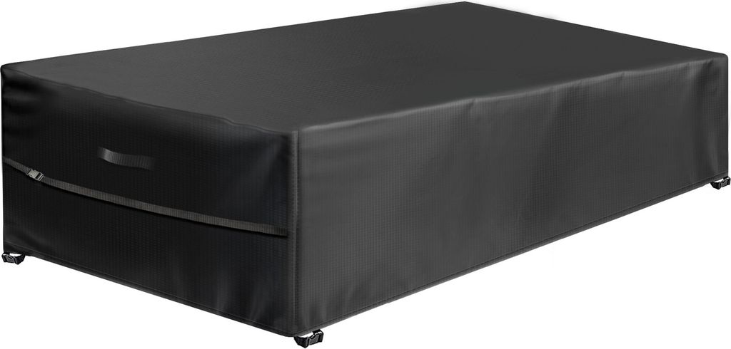 Gartenmöbel Abdeckung Wasserdichte Winddicht Abdeckplane 420D Oxford Gewebe Sofa Sitzgruppe Tabelle Möbelset Schutzhülle, 228x165x74cm