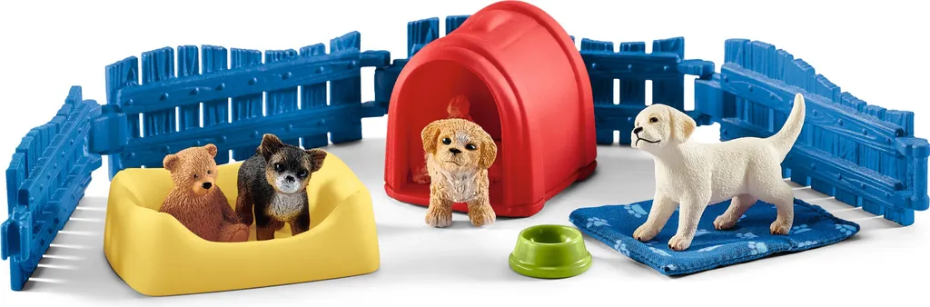 Salle des chiots - Parc d'éveil modulable pour chiots et petits chiens - 4