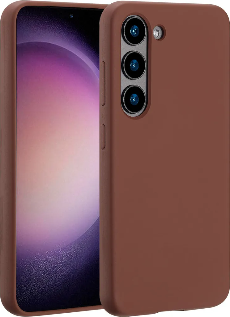 Custodia Samsung S23 Accezz MagSafe Marrone Anti-Uto e Lavabile