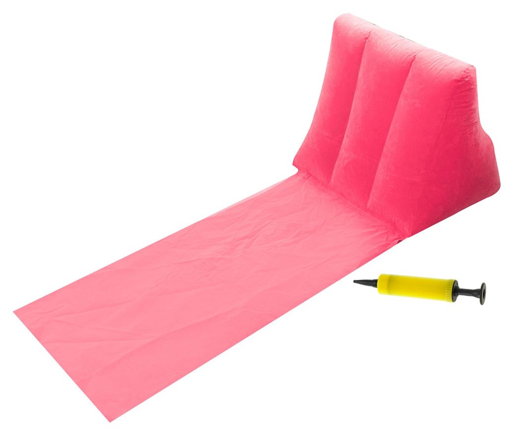 Strandmatras met liggedeelte en rugleuning, opblaasbaar, Productafbeelding 