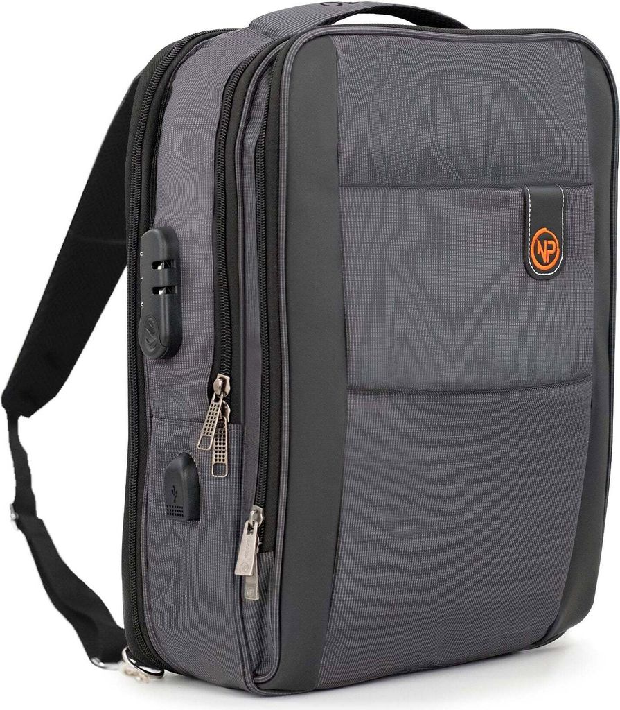 NPO, Travela Reiserucksack, 15,6 Zoll Laptop Rucksack, Produktbild 