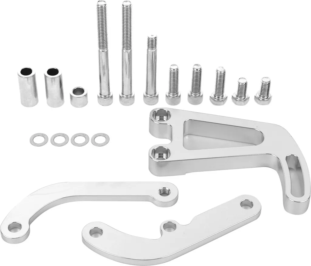 Support de pompe de direction en acier pour Small Block Chevy LWP - 2