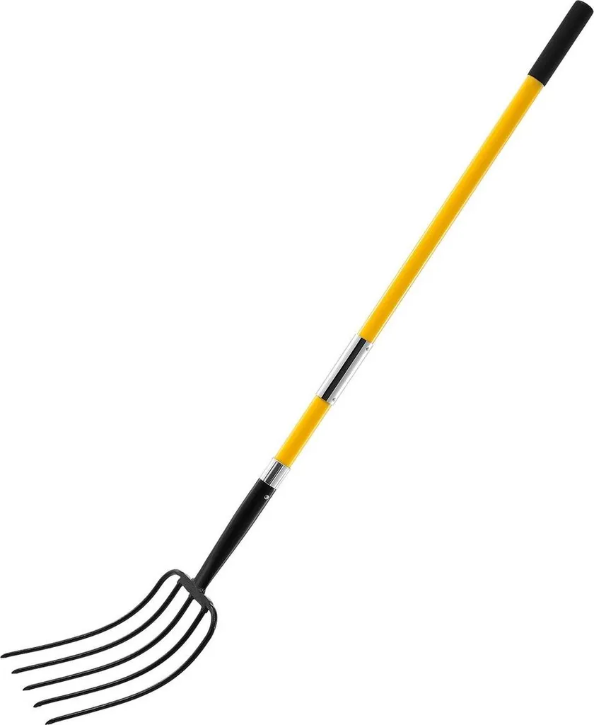 Fourche à bêcher ergonomique pour travailler le sol dur sans mal de dos