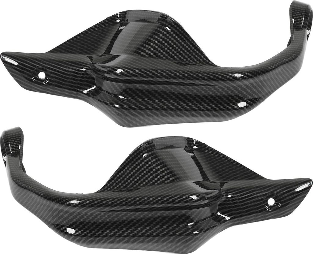 Motorrad Handschutz Links Rechts Carbon Faser Stil Lenker Produktbild 