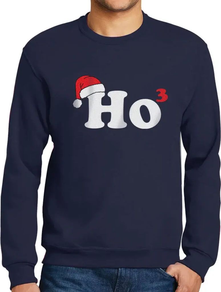 Herren Grafik Sweatshirt mit Aufdruck Weihnachtsmannmütze Weihnachten Weihnachten – Sant's Hat Christmas Xmas – Öko-Verantwortlich Vintage Ja...