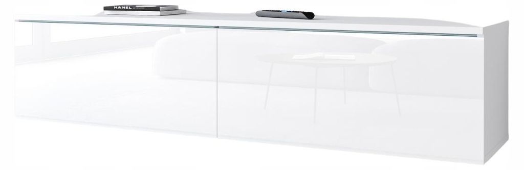 Lowboard APOLLO II, RTV skříňka 140 Cm, police pod TV Obrázek produktu 